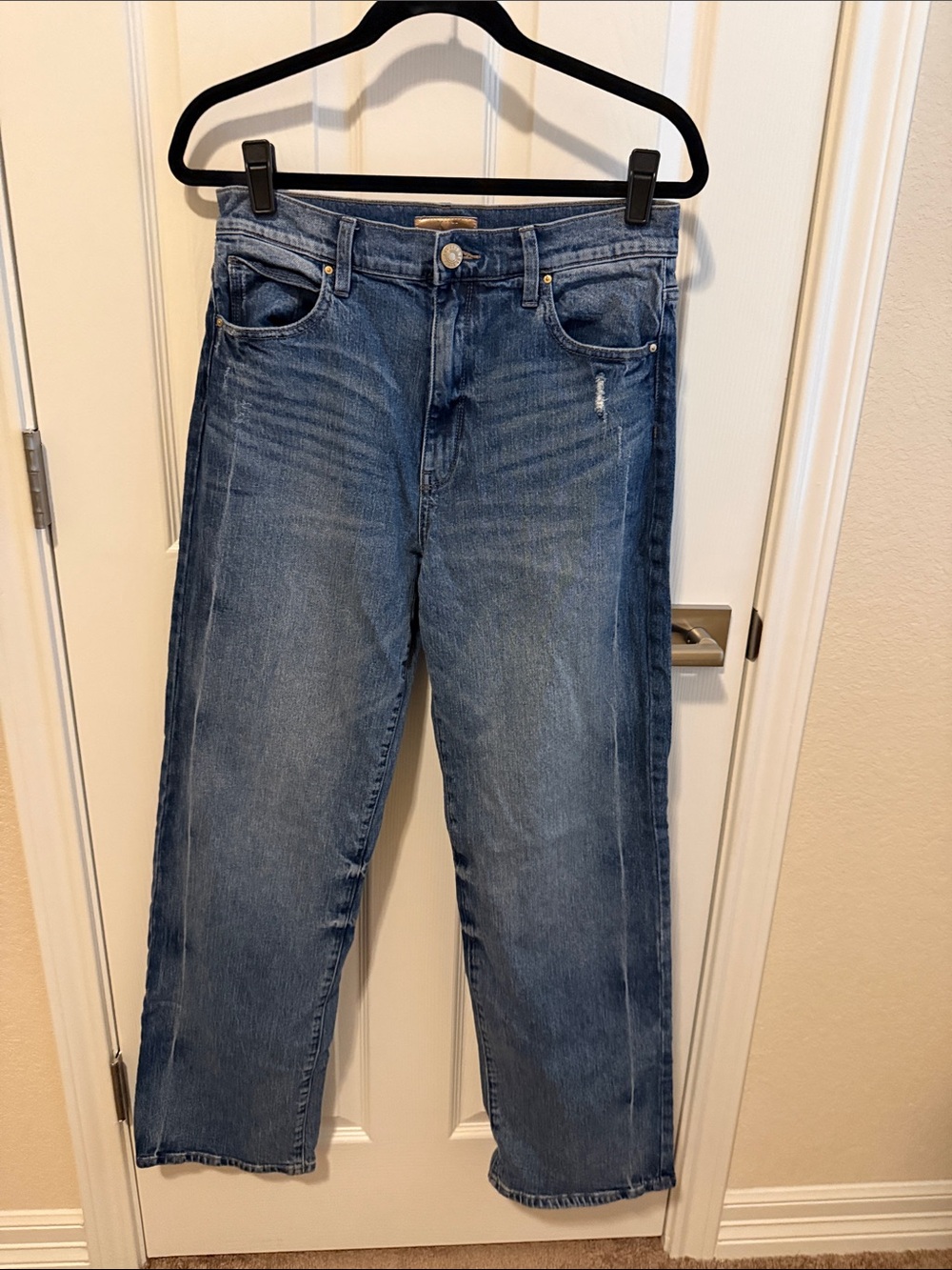 Kut from the Kloth Sienna Wide Leg Jeans - Medium Blue Denim